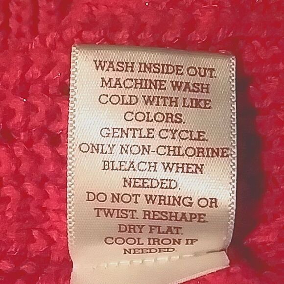 SO Sweater Hot Pink Metallic Thread Scoop Neck Tunic Hi Low Split Hem Y2… - Picture 15 of 15